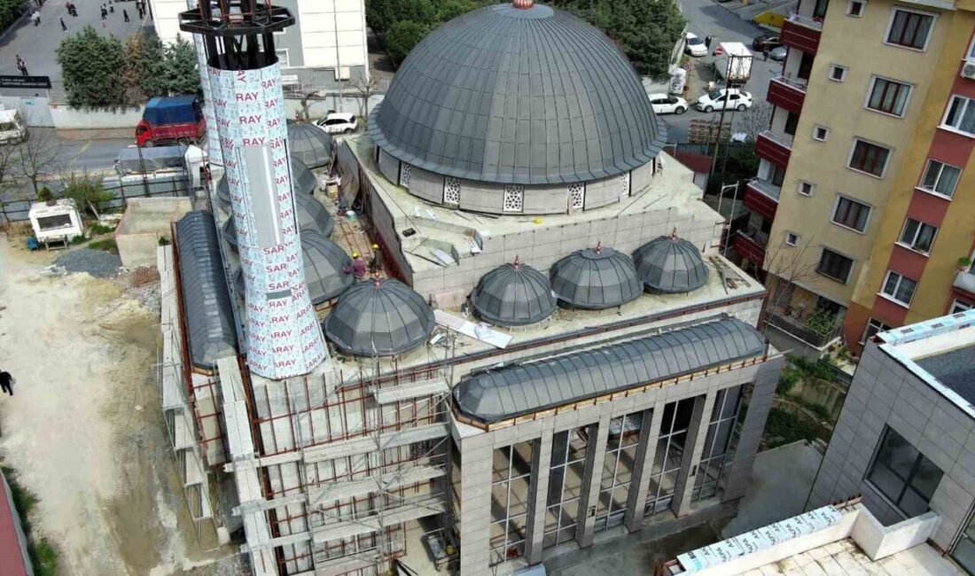 Kağıthane'de inşa edilen Ayazma Camii ve Külliyesi, 1.550 kişilik kapasitesiyle
