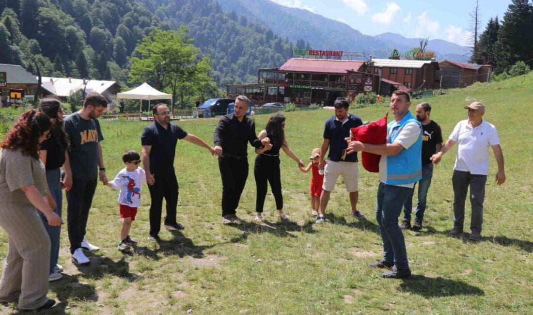 Rize'nin Ayder Yaylası'nda, Sağlık Bakanlığı'nın "İdeal Kilonu Öğren, Sağlıklı Yaşa"
