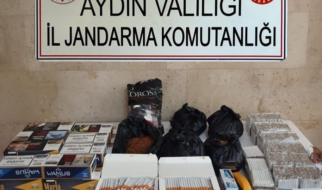 Aydın'ın Germencik ilçesinde jandarma, A.D. isimli şüphelinin aracında 3 bin