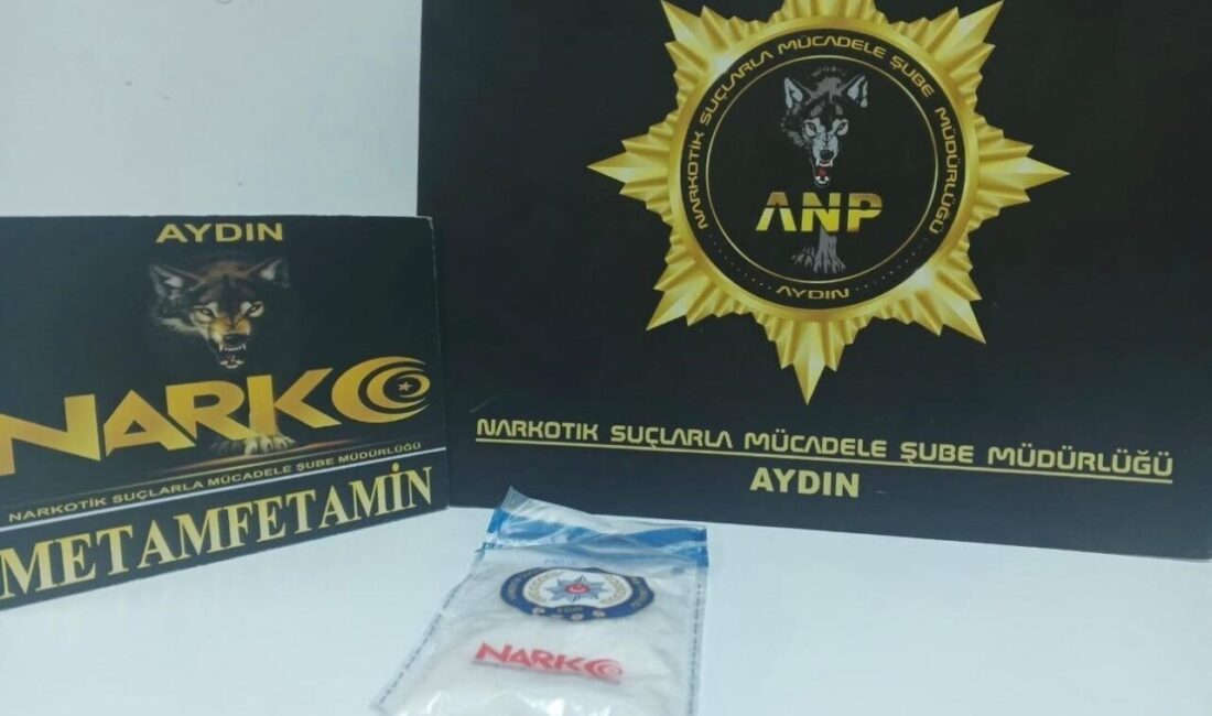 Aydın'da gerçekleştirilen uyuşturucu operasyonunda 50 gram metamfetamin ele geçirildi. S.E.