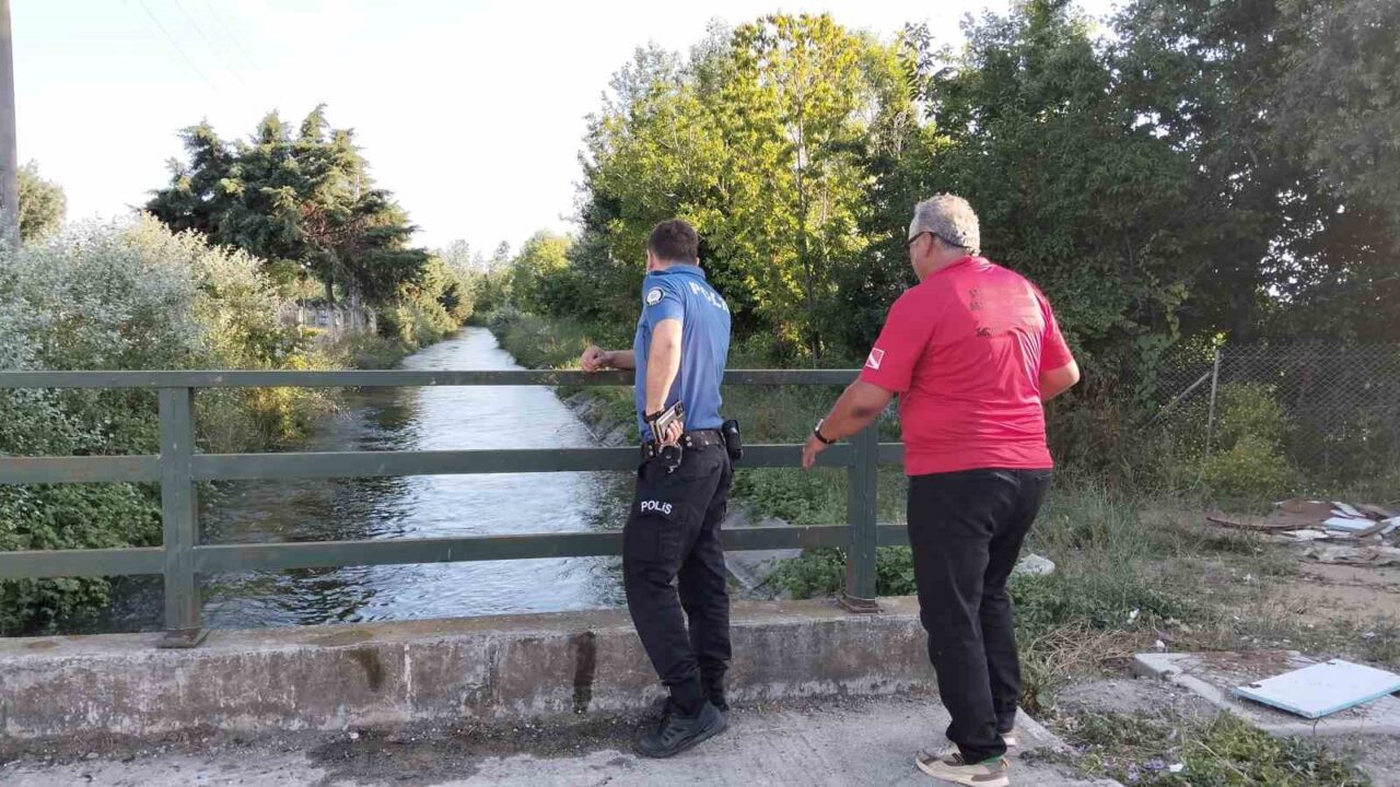 Bafra'da, A.G. (41) dengesini kaybederek sulama kanalına düştü. Olayı gören
