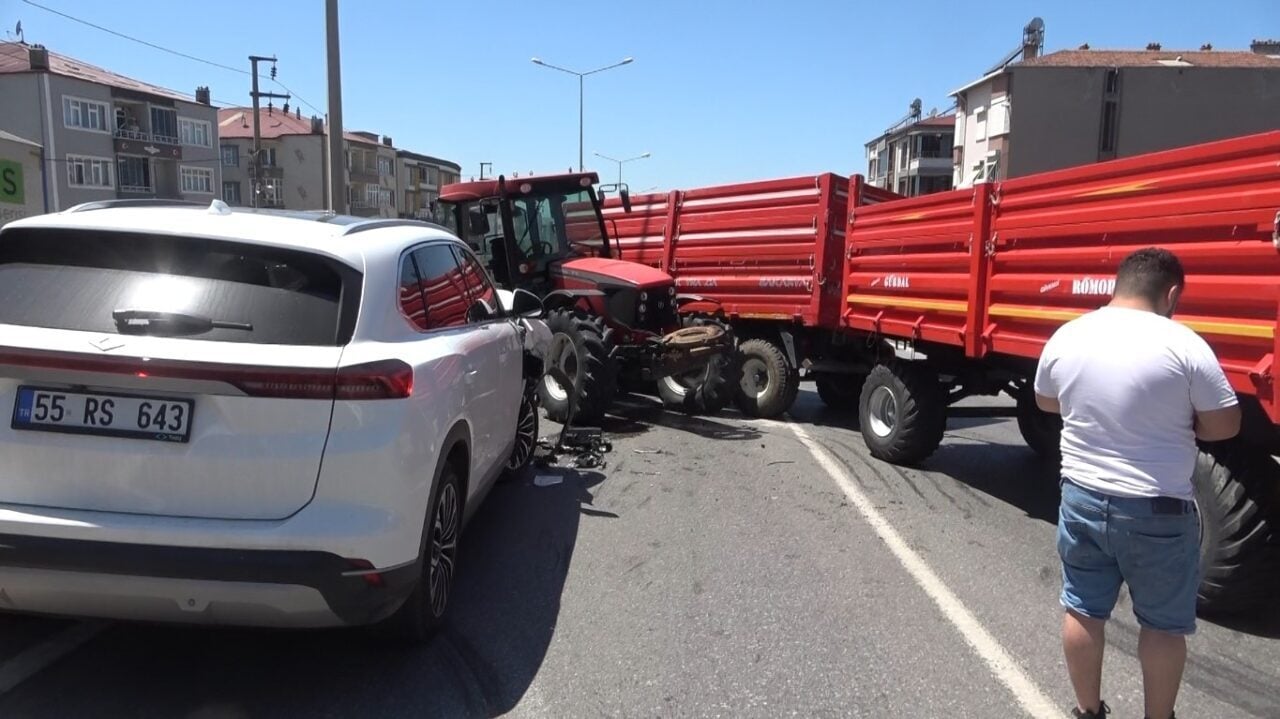 Samsun'un Bafra ilçesinde meydana gelen trafik kazasında Bilal Duran'ın kullandığı