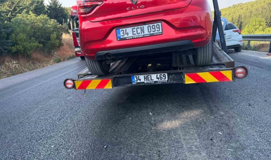 Balıkesir'in Susurluk ilçesinde, Demirkapı rampasında yol çalışmaları sırasında 6 aracın