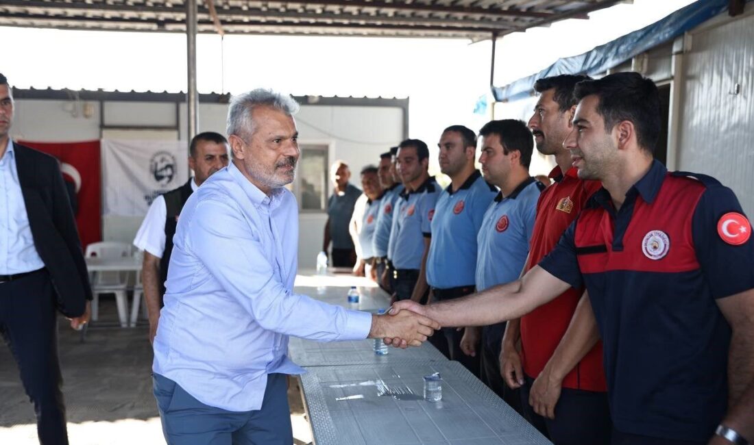 Hatay Büyükşehir Belediye Başkanı Mehmet Öntürk, Antakya'daki orman yangınına müdahale