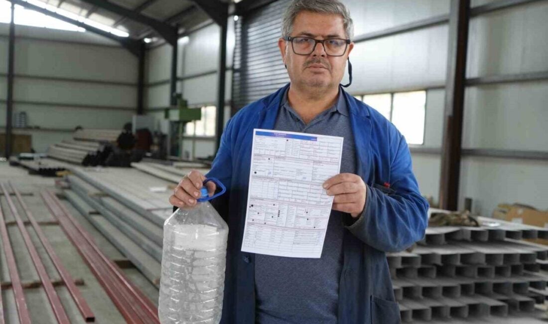 Bayburt Çoruh Sanayi Sitesi'nde su bağlantısı yapılmaması sanayi esnafını zor