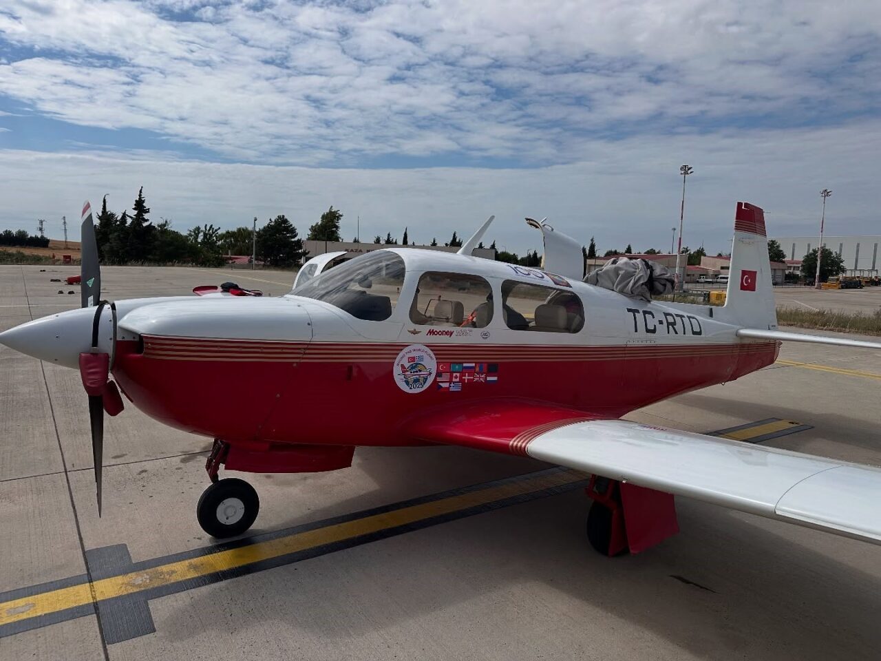 Bayburt Valiliği, TCRTO tescil numaralı özel bir jetin Bayburt-Rize-Erzurum sınırında