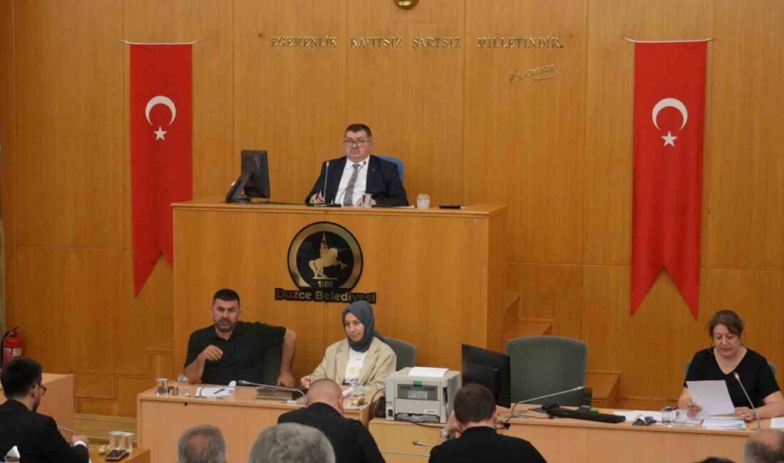 Düzce Belediye Meclisi, Temmuz ayı toplantısında 37 gündem maddesi görüşerek