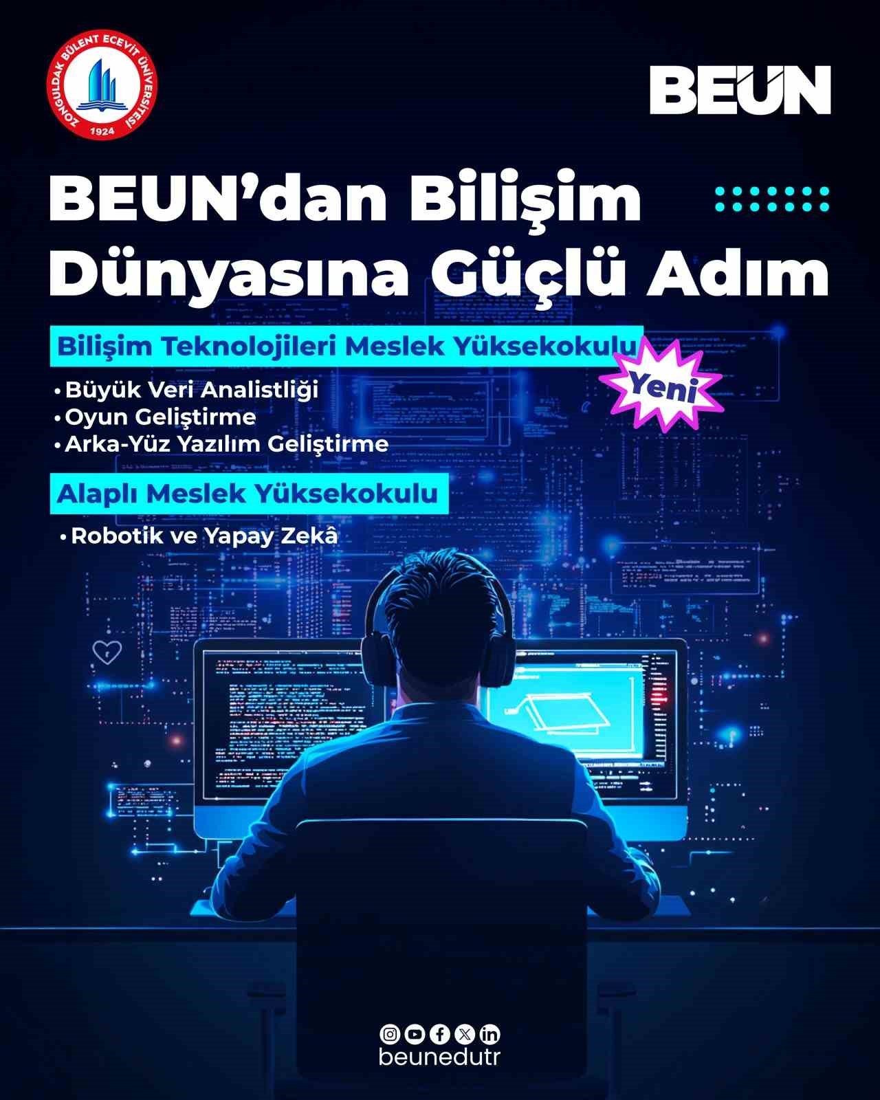 Zonguldak Bülent Ecevit Üniversitesi, 2025-2026 akademik yılından itibaren bilişim ve