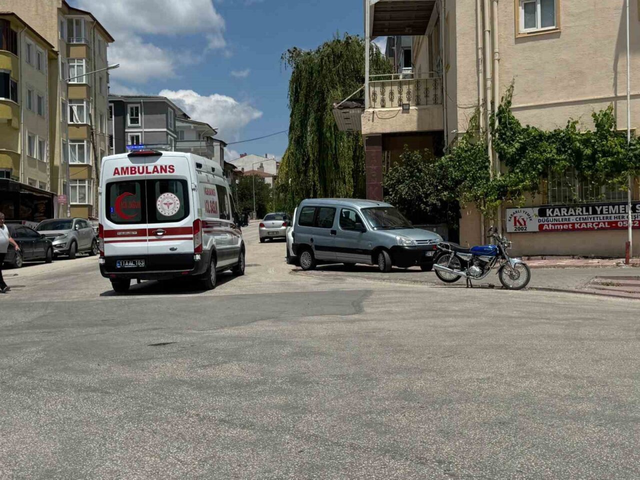 Bilecik’teki bir kaza sonucu Mirzali H. isimli motosiklet sürücüsü, direksiyon