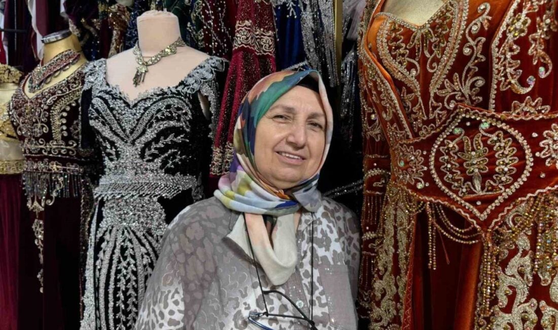 Eskişehir'de bindallı satışı yapan 69 yaşındaki Türkan Nazlıcan, düğünlerde tercih