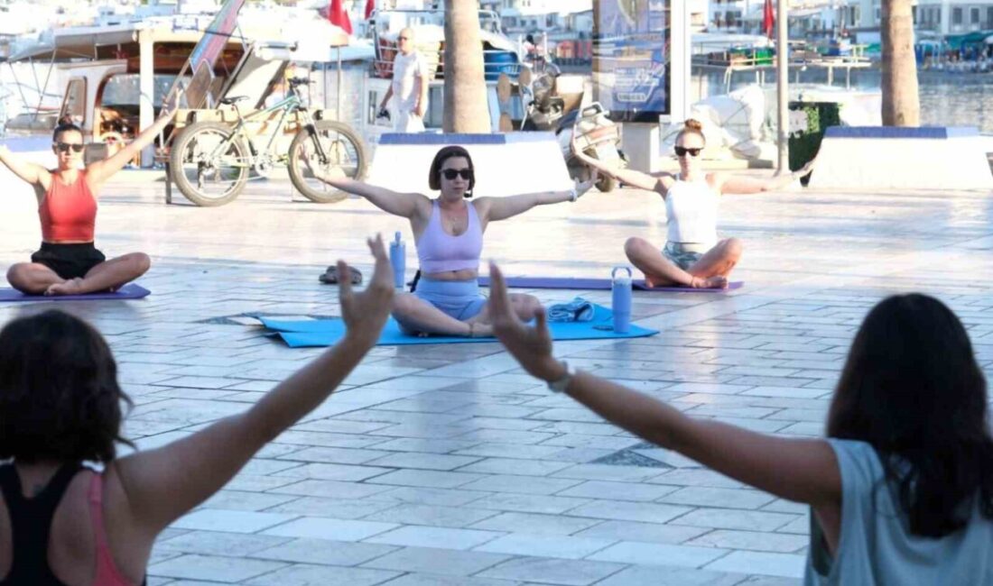 Bodrum Belediyesi, "Bodrum’la Nefes Al" temasıyla Açık Hava Yoga Günleri'ni