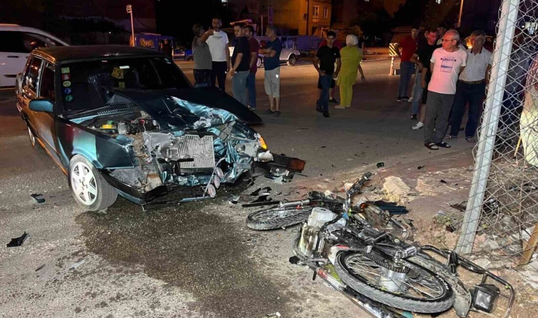 Burdur'un Bucak ilçesinde meydana gelen kazada, 21 yaşındaki motosiklet sürücüsü