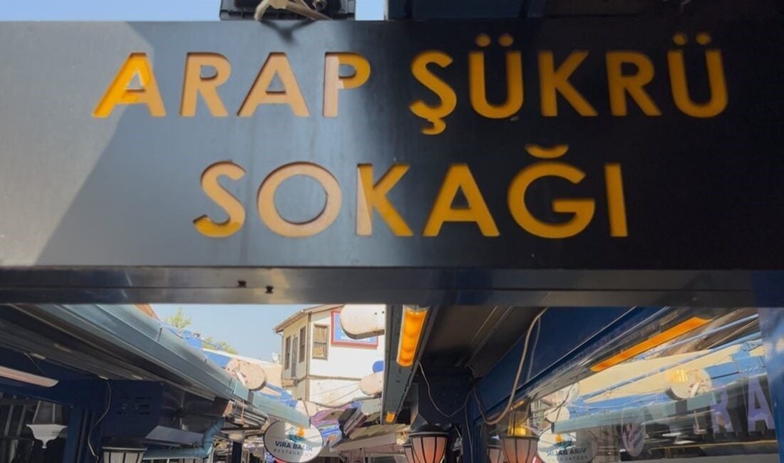 Bursa'nın Arap Şükrü Sokağı'nda, ruhsat ve evrak eksiklikleri tespit edilen