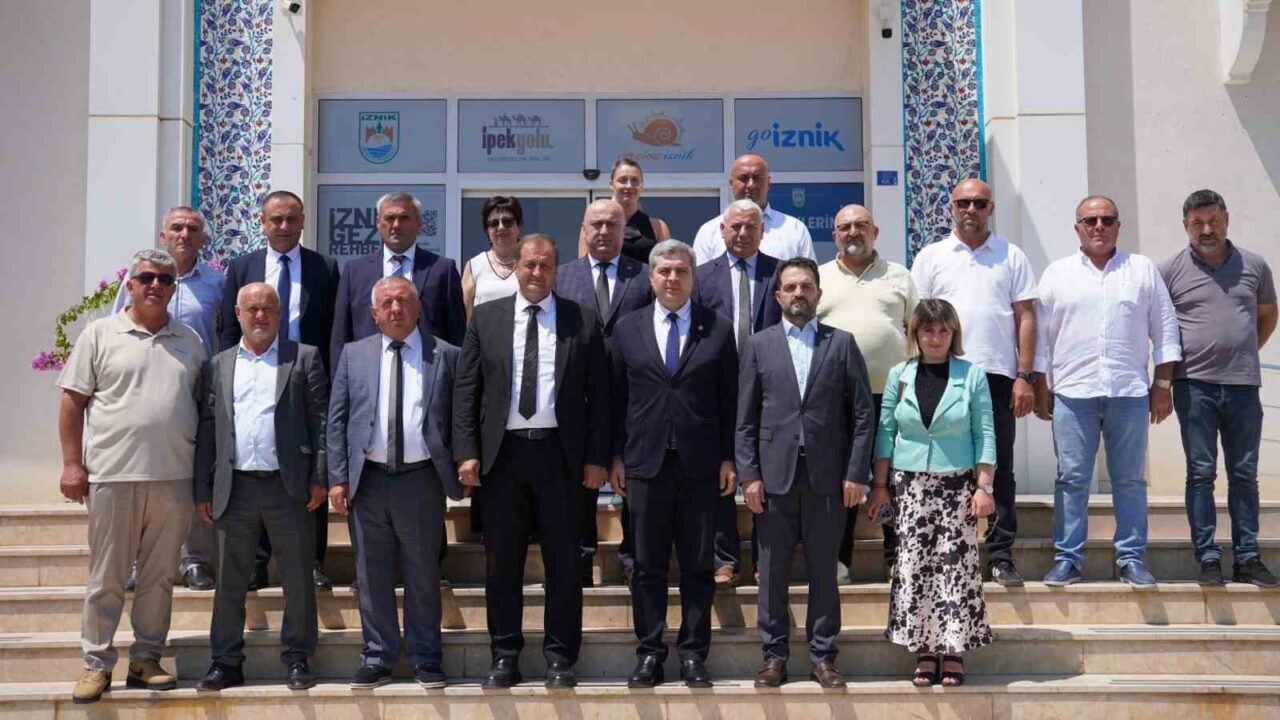 İznik Belediye Başkanı Kağan Mehmet Usta, Gürcistan Büyükelçisi Archil Kalandia