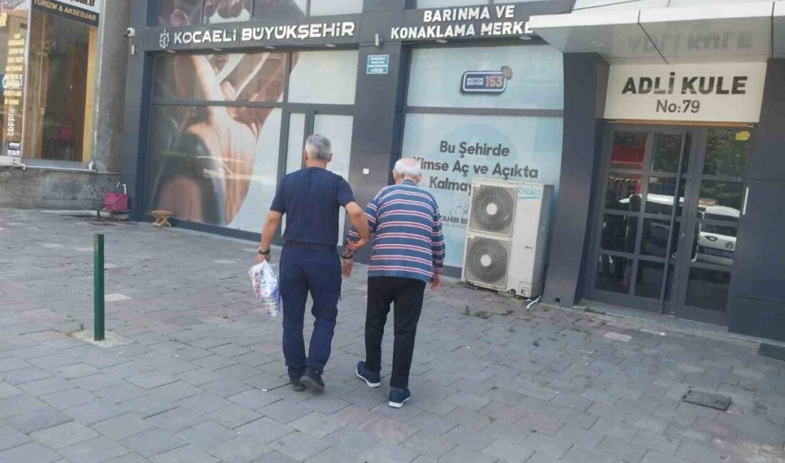 Kocaeli Büyükşehir Belediyesi zabıta ekipleri, Gebze Barınma ve Konaklama Merkezi'nde