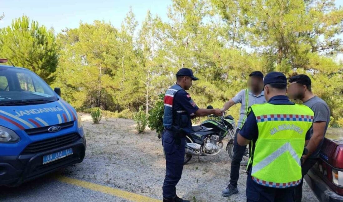Aydın'ın Çine ilçesinde jandarma, boğulma ve orman yangınlarını önlemek amacıyla