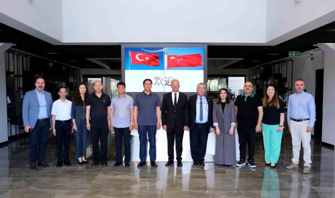 Çin'in Xining kentinden gelen heyet, Mersin Organize Sanayi Bölgesi'ni ziyaret