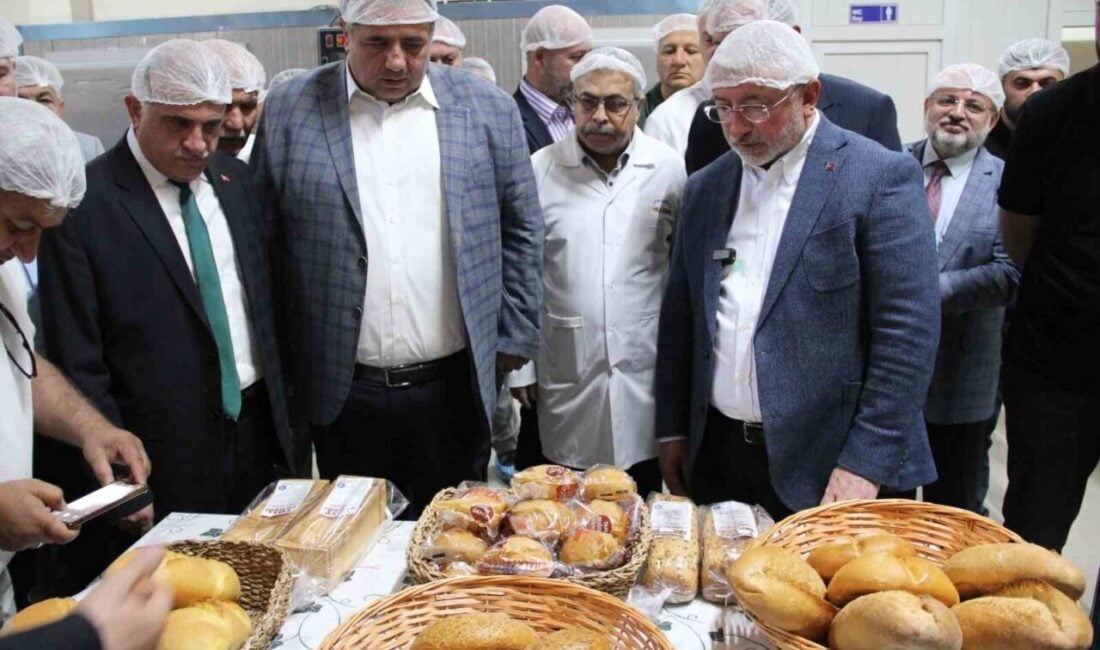 Çorum Belediyesi, Halk Ekmek Fabrikası'ndaki yeni üretim hattıyla günlük ekmek