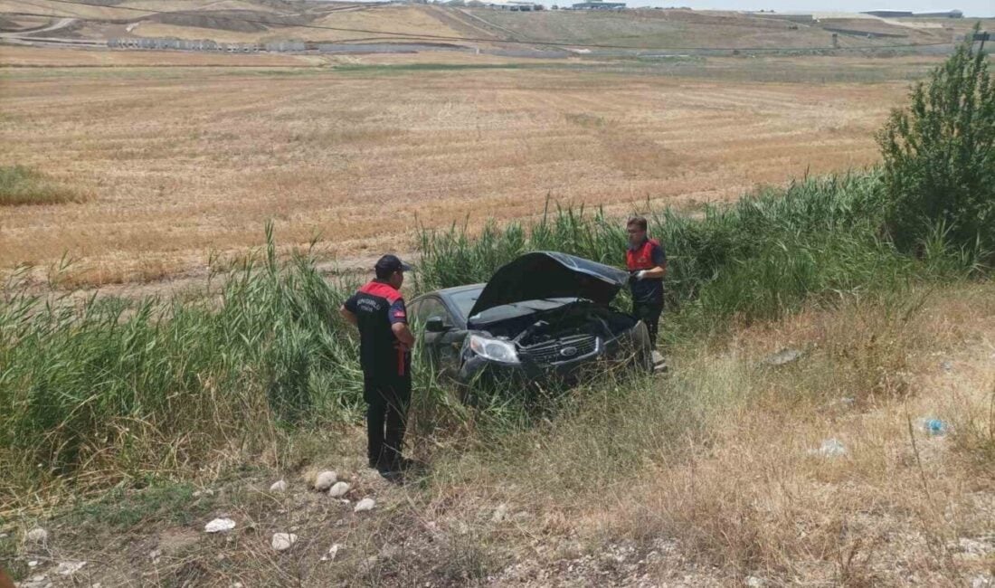 Çorum'un Sungurlu ilçesinde S.A. yönetimindeki otomobil, direksiyon hakimiyetinin kaybolması sonucu