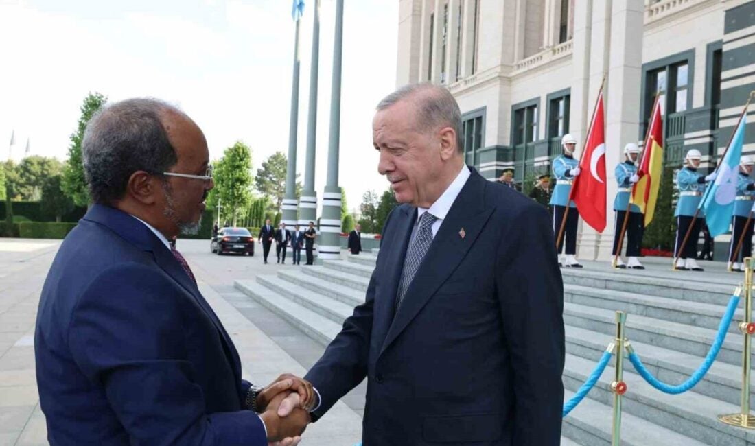 Cumhurbaşkanı Recep Tayyip Erdoğan, Türkiye'yi ziyaret eden Somali Cumhurbaşkanı Hasan