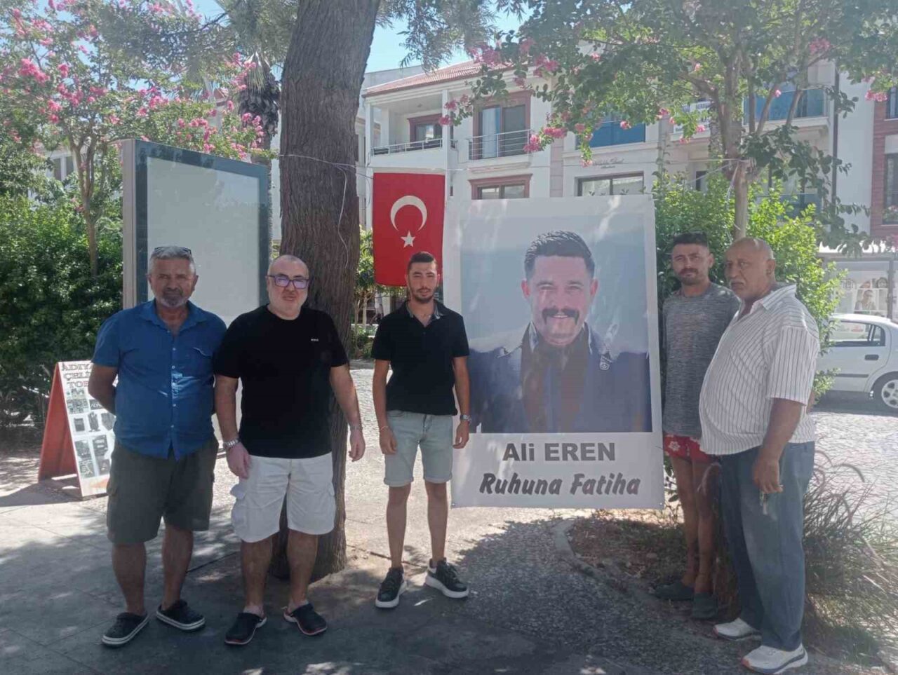 Datça Ülkü Ocakları, vefat eden başkanları Ali Eren (35) için
