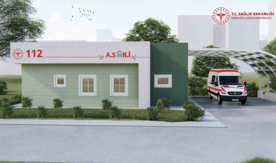 Samsun’un Atakum ilçesinde, Alanlı Mahallesi'nde yeni bir 112 Acil Sağlık