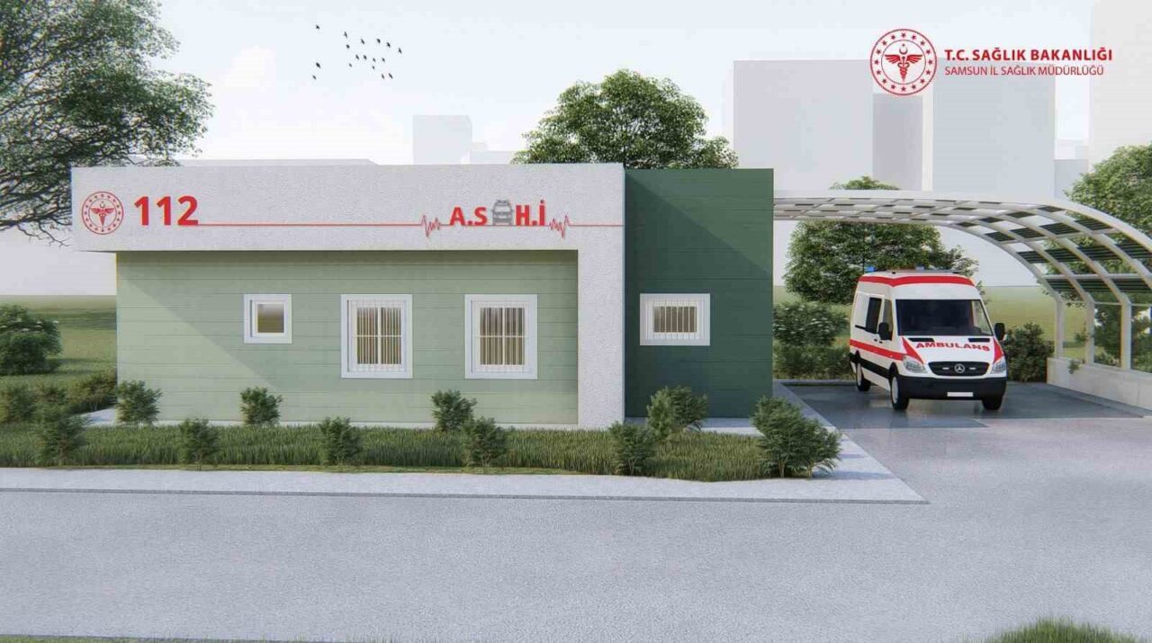 Samsun’un Atakum ilçesinde, Alanlı Mahallesi'nde yeni bir 112 Acil Sağlık