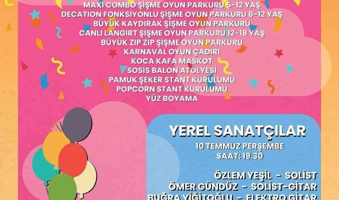 Didim Belediyesi, 10-11 Temmuz tarihlerinde Amfi Tiyatro Yeşil Alan’da Çocuk