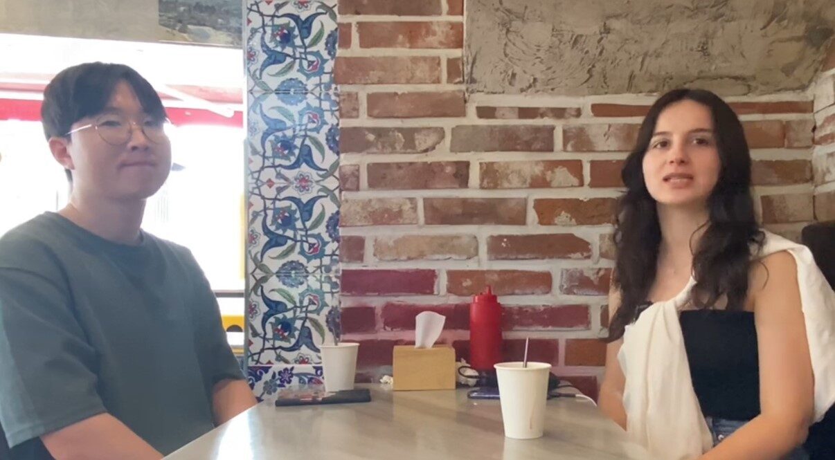 Büşra Metin, dil öğrenme uygulamasıyla tanıştığı Güney Koreli Jihwan Lee