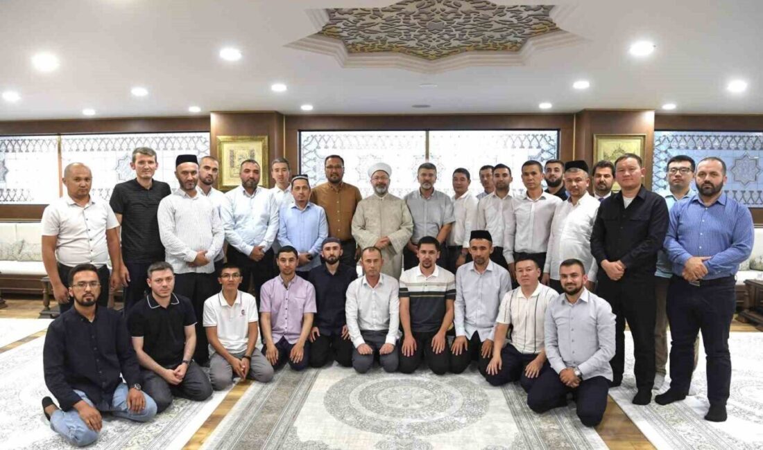 Diyanet İşleri Başkanı Prof. Dr. Ali Erbaş, Türk devletlerinden gelen