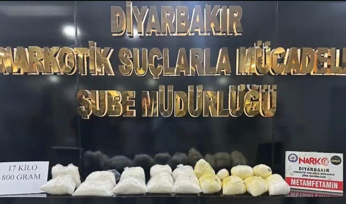 Diyarbakır'da gerçekleştirilen 3 ayrı operasyonda 43 kilogram uyuşturucu madde ele
