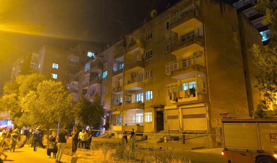 Diyarbakır'ın Bağlar ilçesinde bir binada yaşanan sarsıntı hissi sonrası apartman