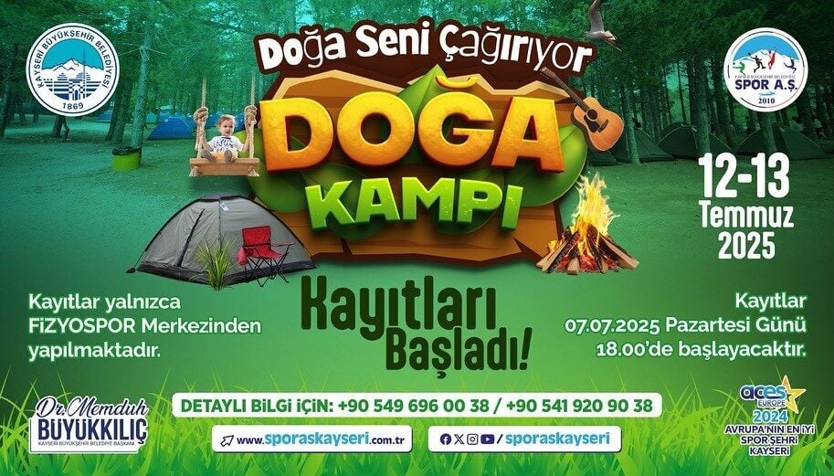 Kayseri Büyükşehir Belediyesi Spor A.Ş., Sarımsaklı Barajı'nda 'Doğa Seni Çağırıyor'