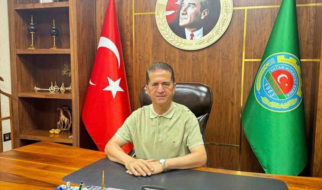 Yüreğir Ziraat Odası Başkanı Mehmet Akın Doğan, Adana'da tarımda büyük