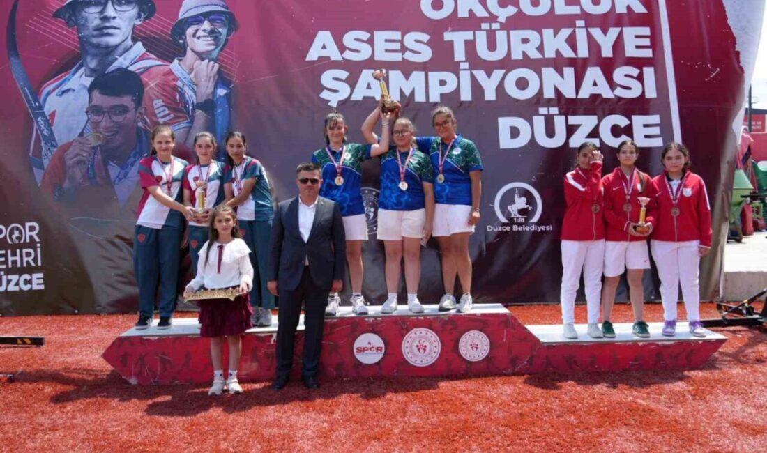 Düzce'de düzenlenen 2025 Ases U15, U18, U21 Okçuluk Türkiye Şampiyonası'nın