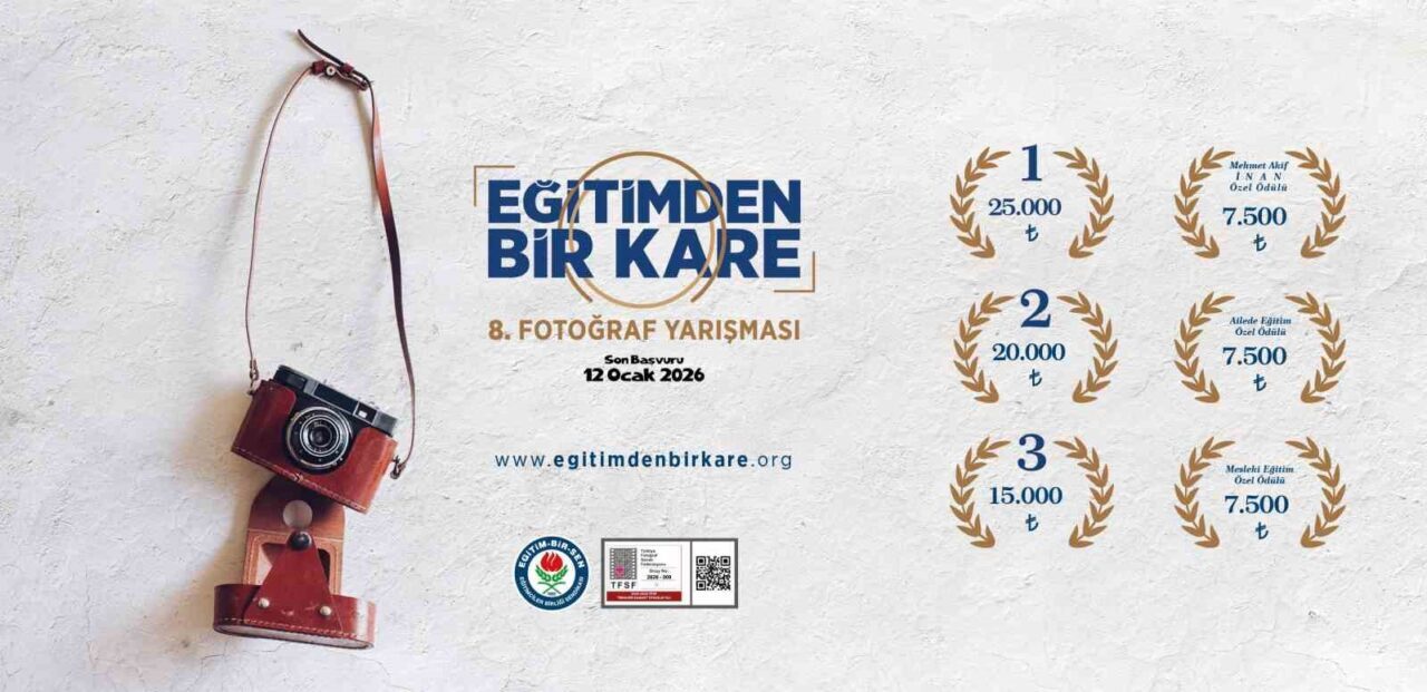 Eğitim-Bir-Sen, 8. 'Eğitimden Bir Kare Ulusal Fotoğraf Yarışması' için başvuruları