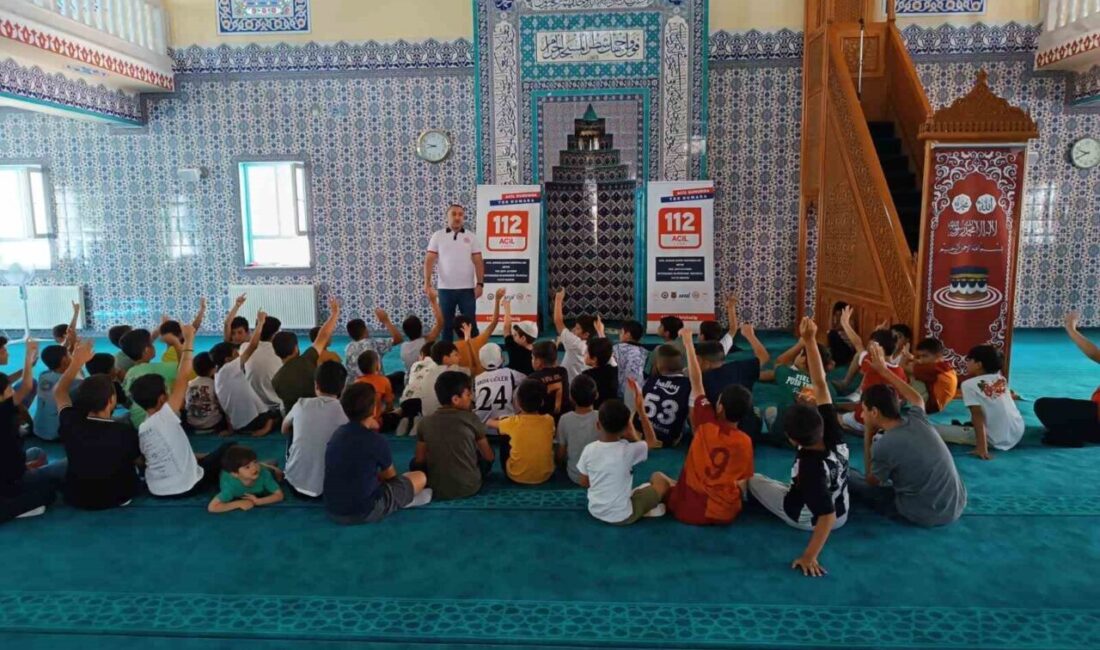 Elazığ'da 112 Acil Çağrı Merkezi, Yaz Kur’an Kursları'na yönelik bilgilendirme