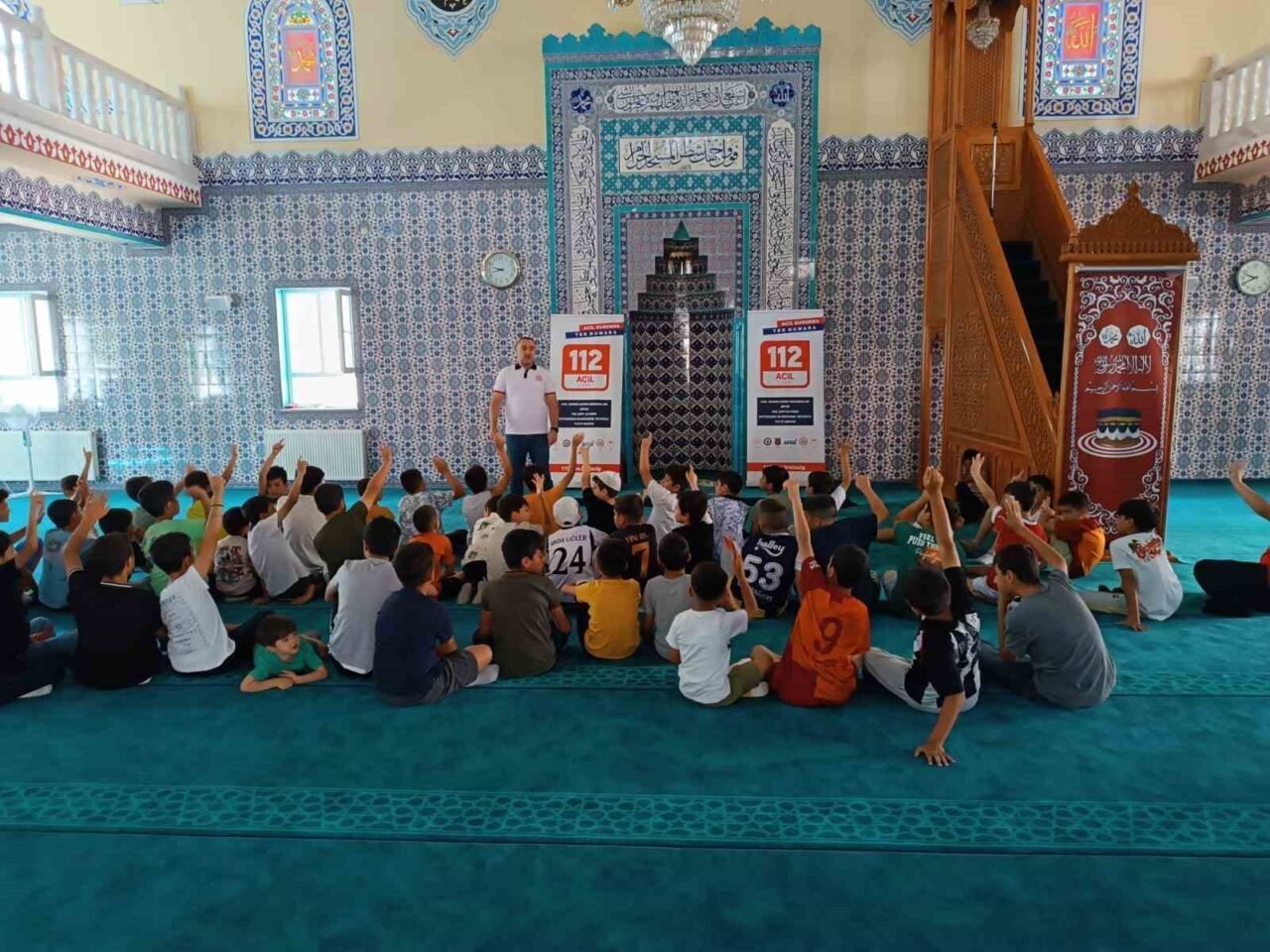 Elazığ'da 112 Acil Çağrı Merkezi, Yaz Kur’an Kursları'na yönelik bilgilendirme