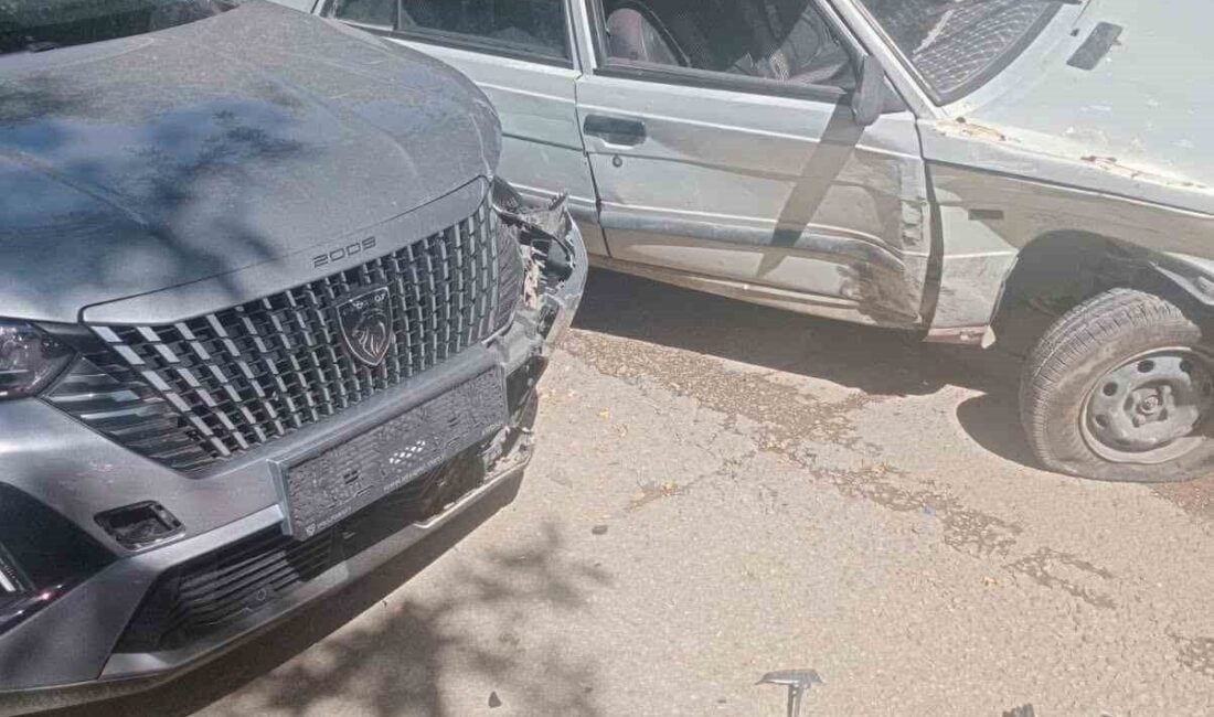 Elazığ'ın Kovancılar ilçesinde iki otomobilin çarpışması sonucu maddi hasar oluştu.