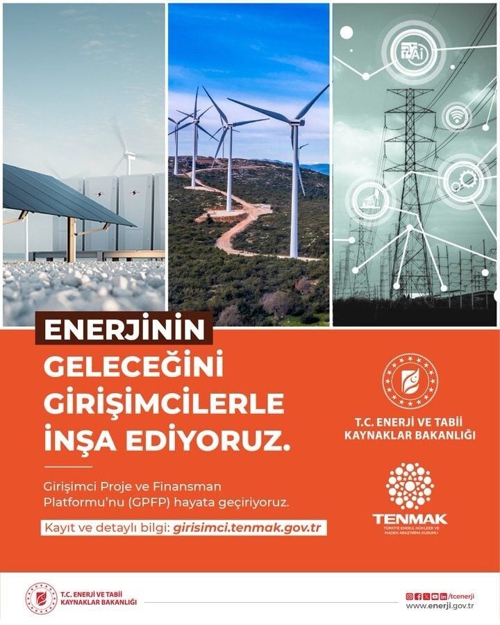 Enerji ve Tabii Kaynaklar Bakanlığı, enerji girişimcileri için Girişimci Proje