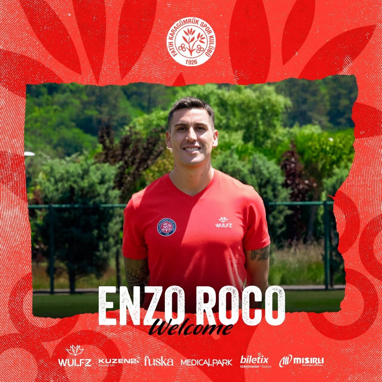 Fatih Karagümrük, deneyimli savunma oyuncusu Enzo Roco ile 1+1 yıllık