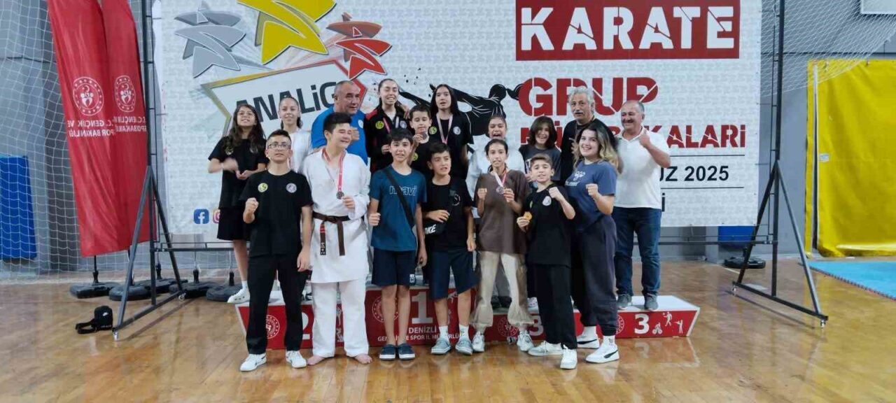 Eskişehirli sporcular, Denizli'de düzenlenen ANALİG Karate Grup Müsabakaları'nda başarılı sonuçlar