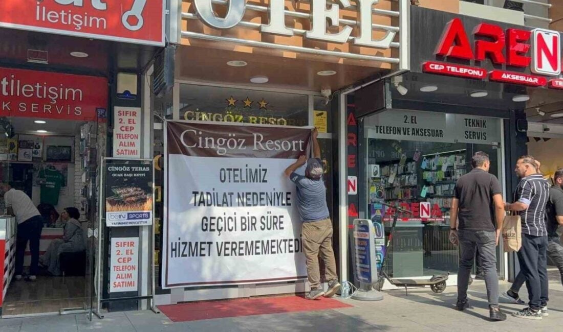 Kırşehir Esnaf ve Sanatkarlar Odası Başkanı Bahamettin Öztürk'e ait otel,