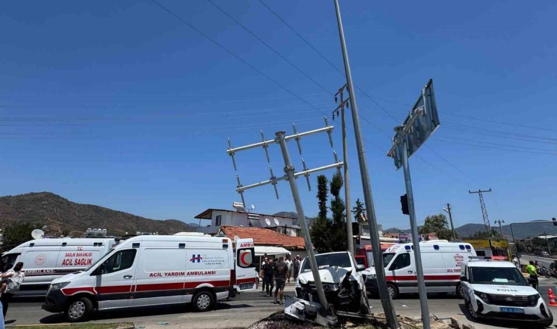 Fethiye'de Turgut A. yönetimindeki minibüs, Meryem İ.'nin kullandığı hafif ticari