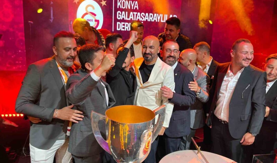 Galatasaray, Trendyol Süper Lig'deki 25. şampiyonluğunu Konya'da kutladı. Kutlama, Konya