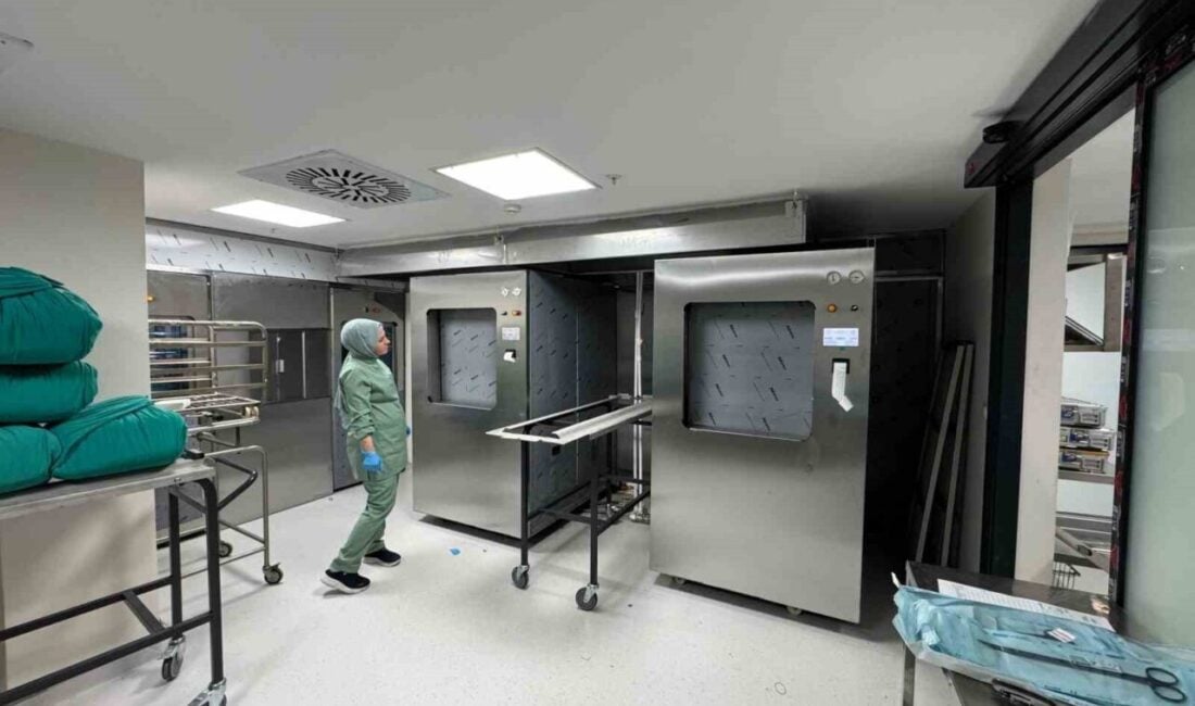 Diyarbakır Gazi Yaşargil Eğitim ve Araştırma Hastanesi'nin sterilizasyon birimi, modernize