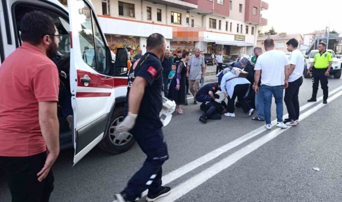Gümüşhane'de 85 yaşındaki Suna A., karşıdan karşıya geçerken koşmaya başlayarak