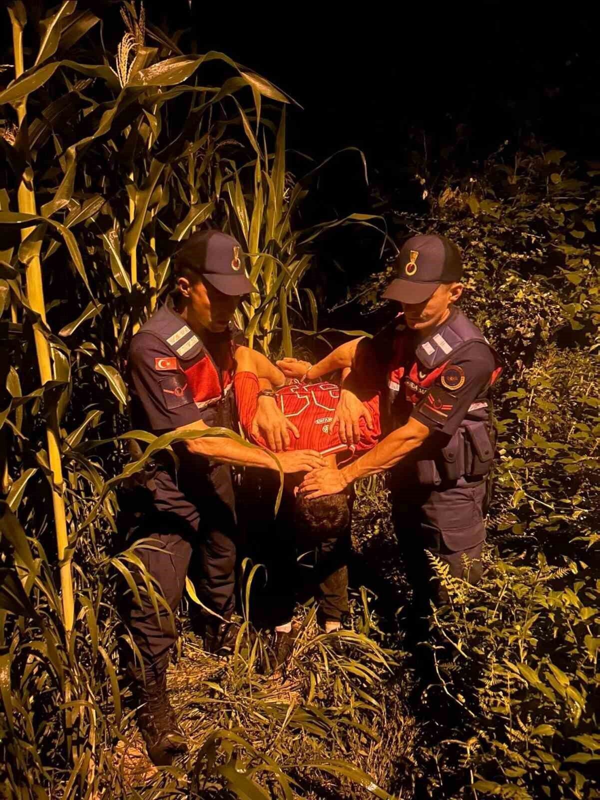 Artvin'de, çeşitli suçlardan aranan bir şahıs, Gürcistan'a kaçmaya çalışırken yakalandı.