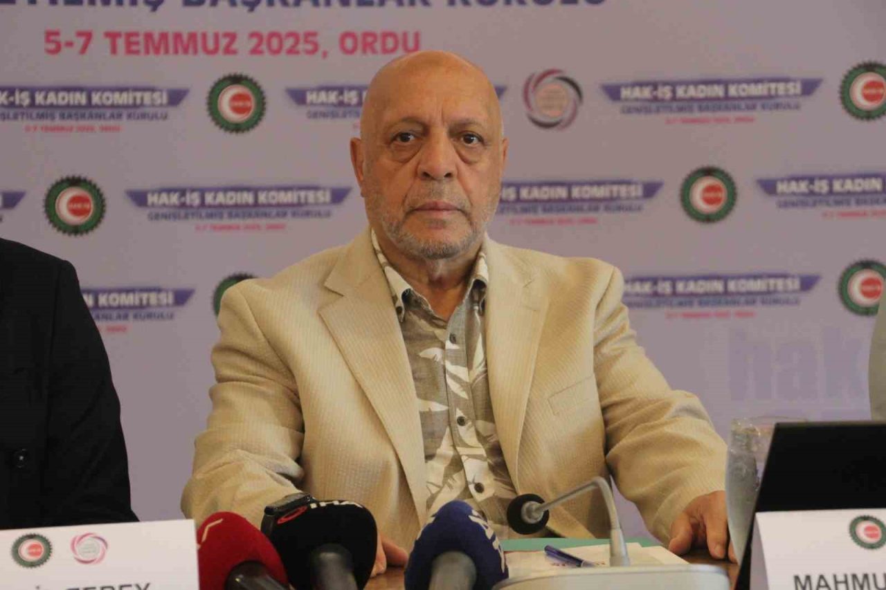 HAK-İŞ Genel Başkanı Mahmut Arslan, kamu toplu iş sözleşmeleri görüşmeleri