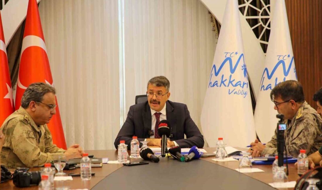Hakkâri Valisi Ali Çelik, 2025’in ilk yarısında asayiş olaylarında %6